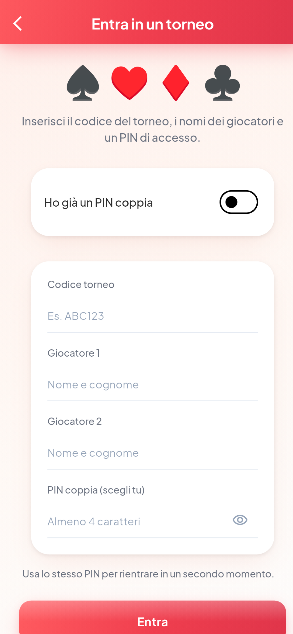 Burrachino - Tornei Burraco screenshot 4
