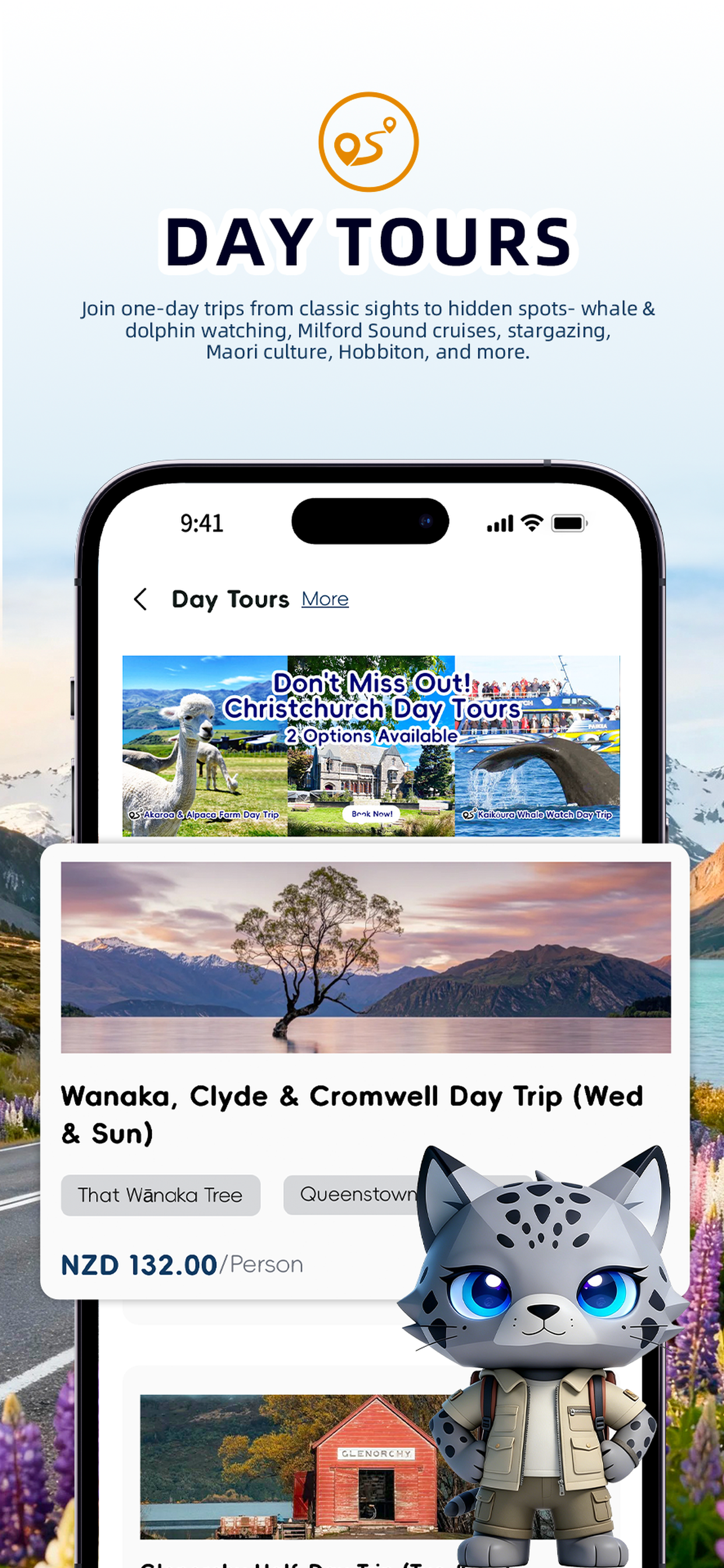 Grey Cheetah: NZ Bus & Tours screenshot 3