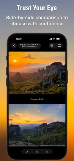 Скриншот Photoscope: Best Photo Picker на iPhone 3