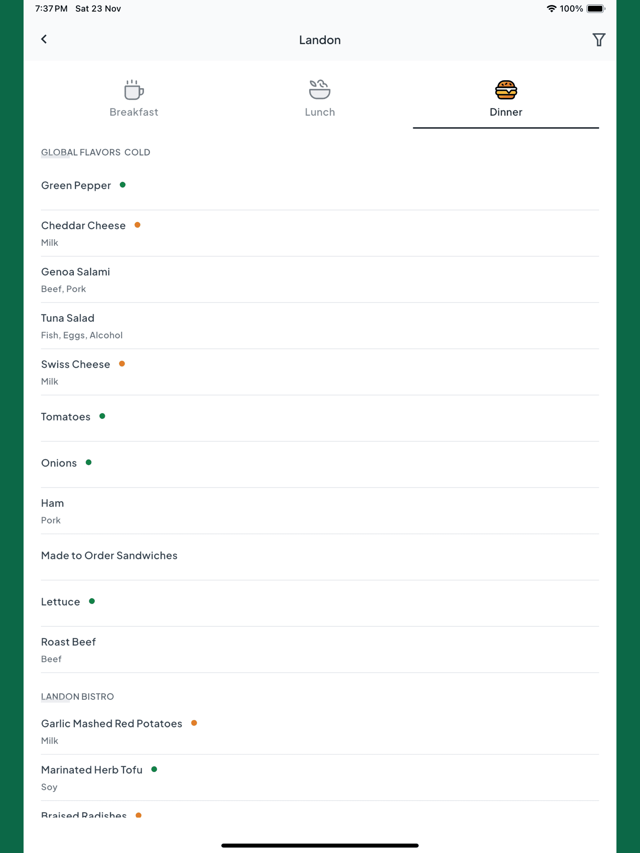 Campus Menu screenshot 7