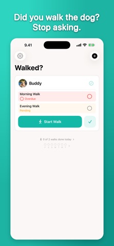 Walked? GPS Dog Walk Tracker Screenshot 3 of 9
