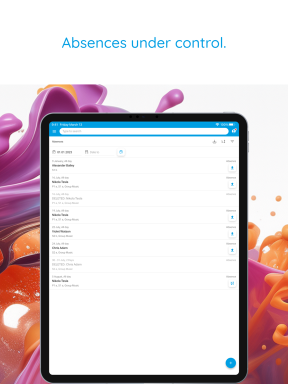 Klapp - School communication iPad screenshot 4 - Education app