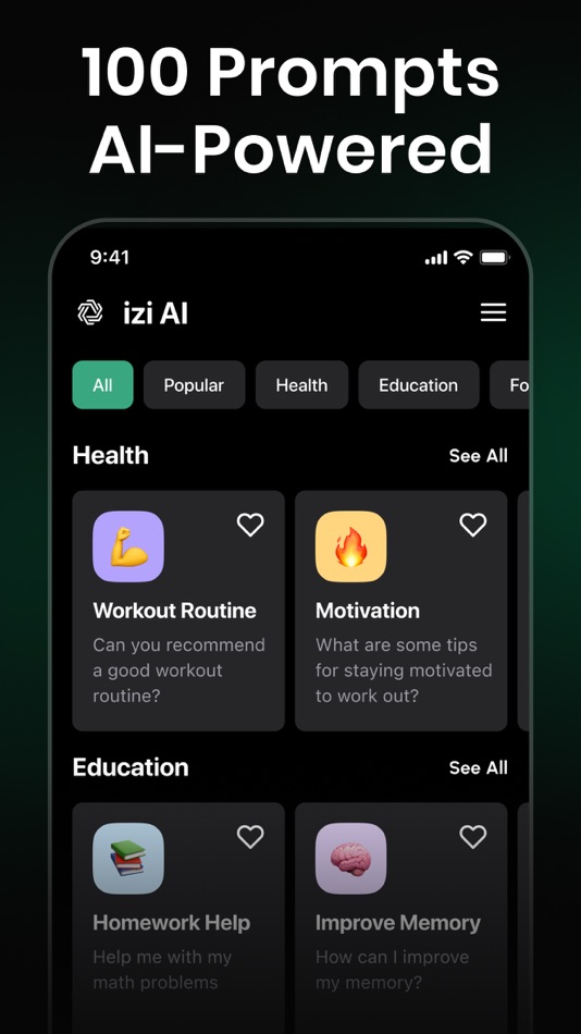 #7. Izi AI - Chat Bot Assistant (iOS) 由: ASAP Visuals, Inc.