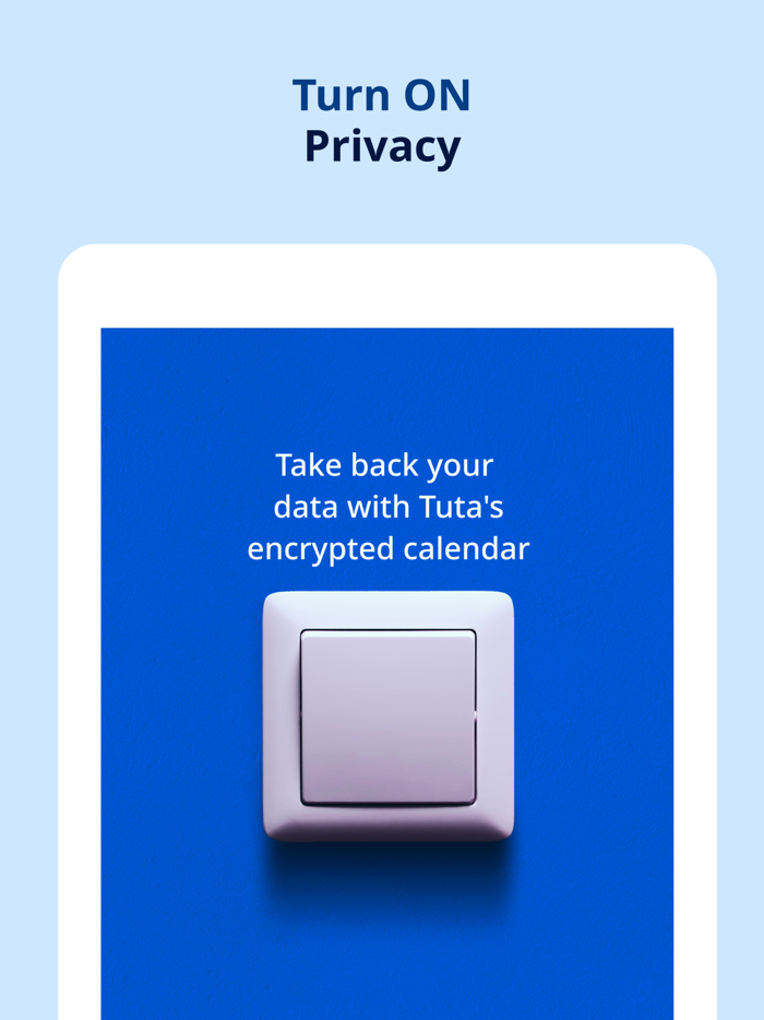 Tuta Secure Private Calendar
