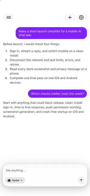 Zero Chat: Models screenshot 3