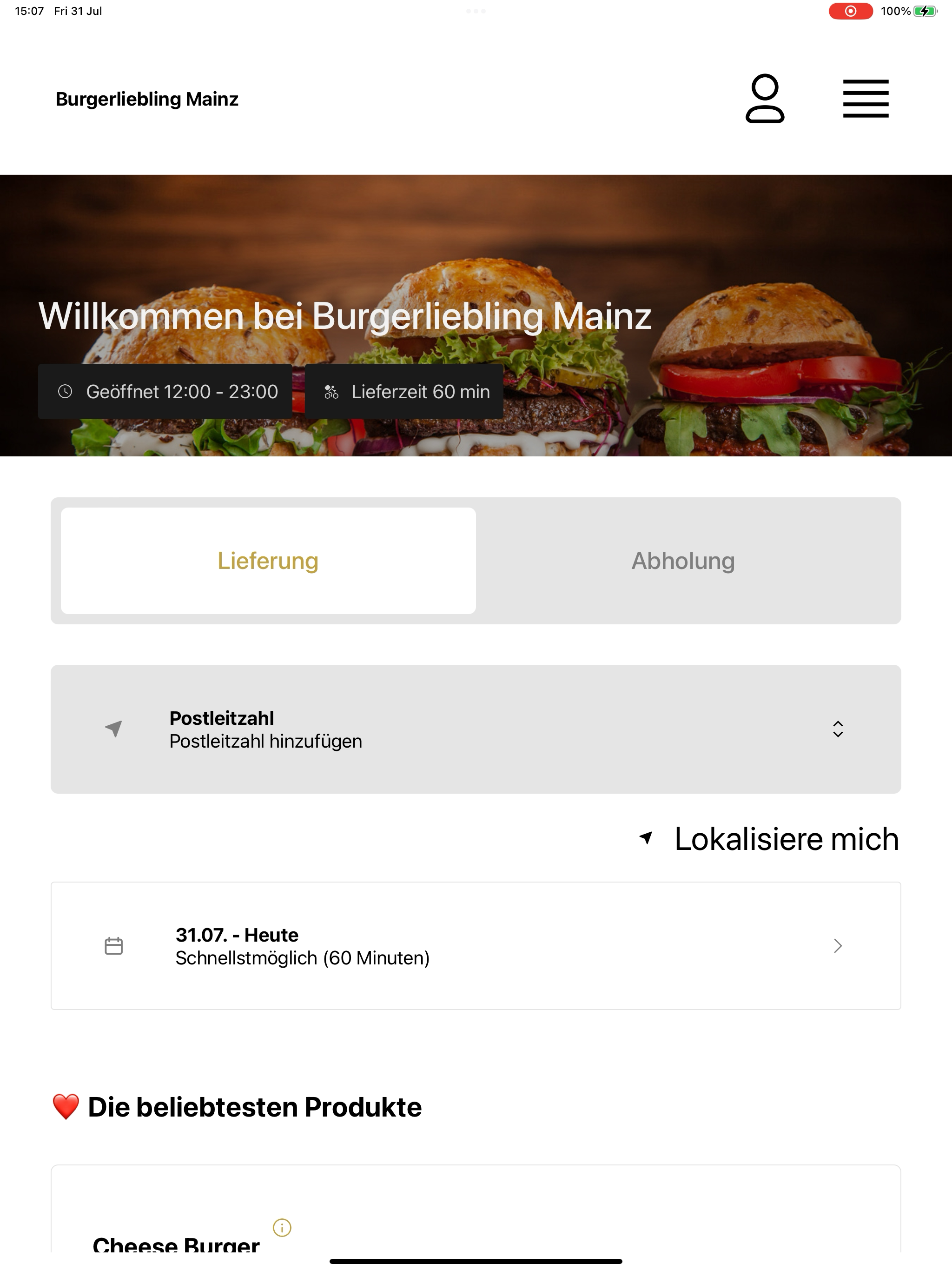 Burgerliebling Lieferservice screenshot 13