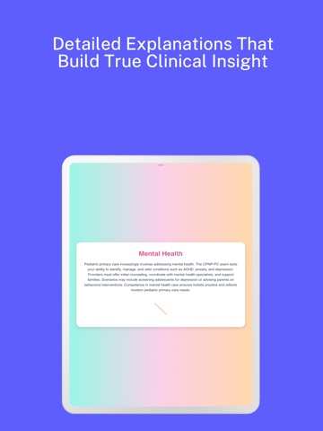 CPNP-PC: Pediatric Care NP iPad screenshot