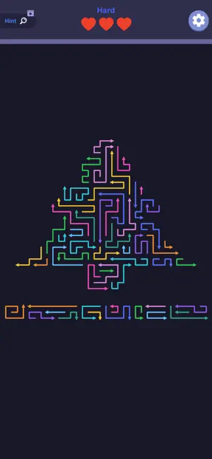 Path Flow - Maze Puzzle iPhone screenshot 1