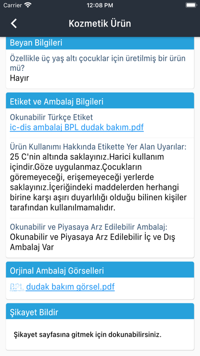 ÜTS Mobil Screenshot