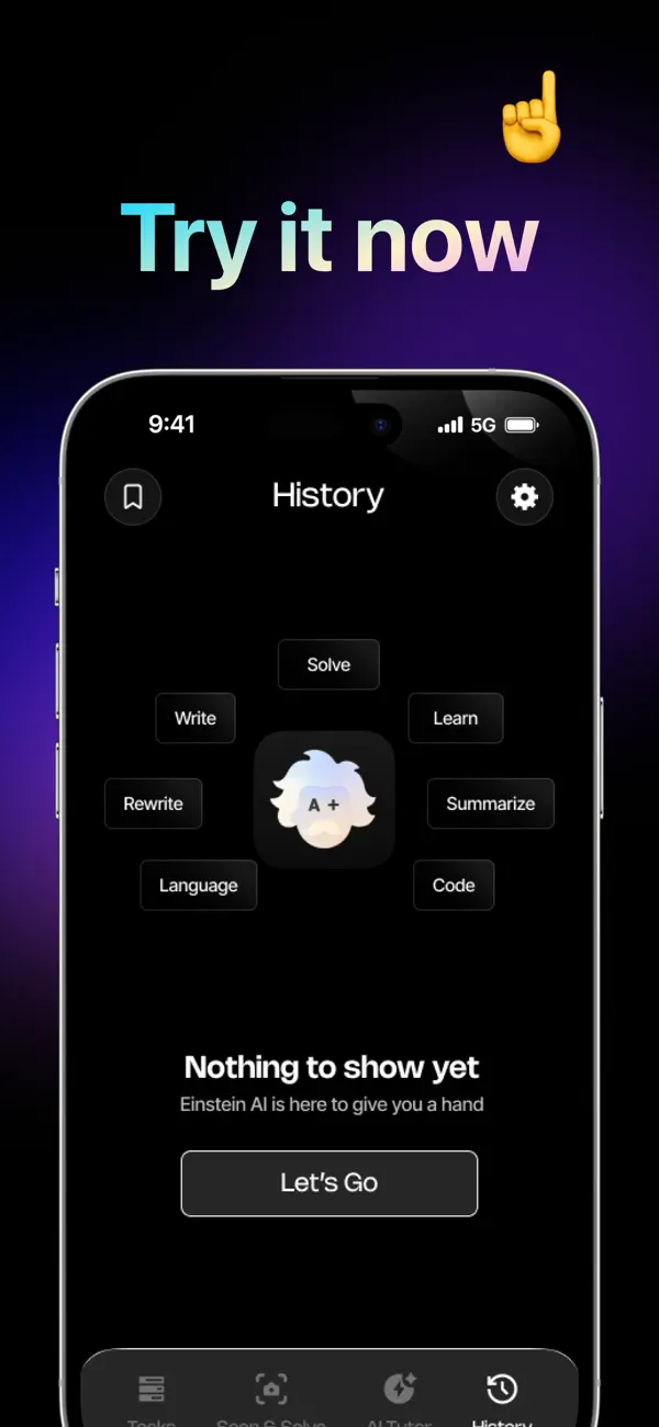 #5. AI Tutor: Homework Help (iOS) By: LUMINATION AI