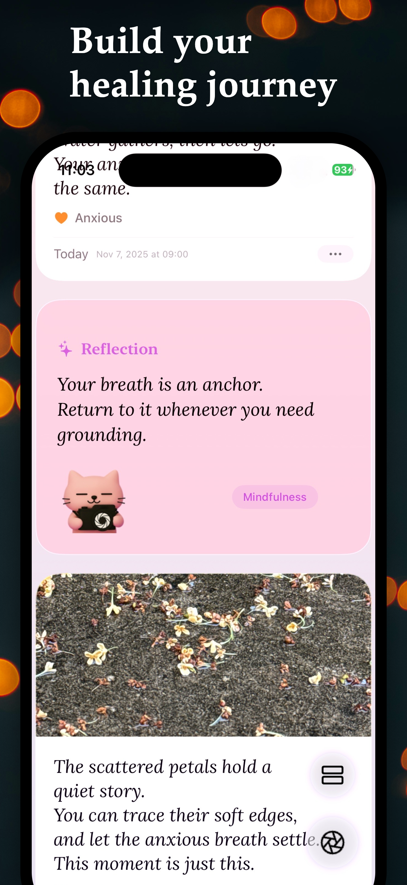 The healing app:HealingShutter screenshot 7