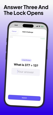 MathGate: App Blocker iPhone screenshot