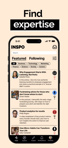 INSPO Experts Screenshot 1 of 7