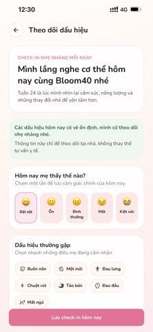 Bloom40 - 40 Tuần cùng mẹ screenshot
