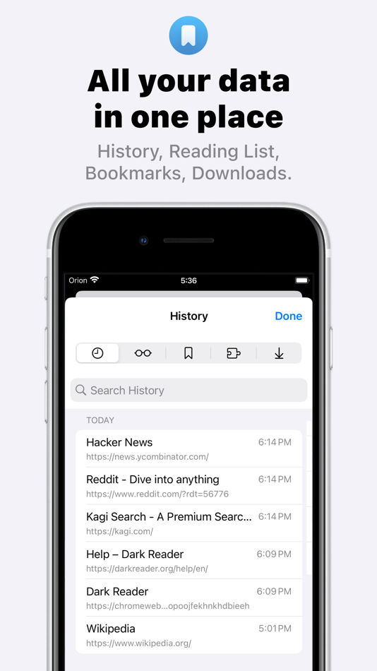 #7. Orion Browser by Kagi (iOS) 来自: Kagi Inc.