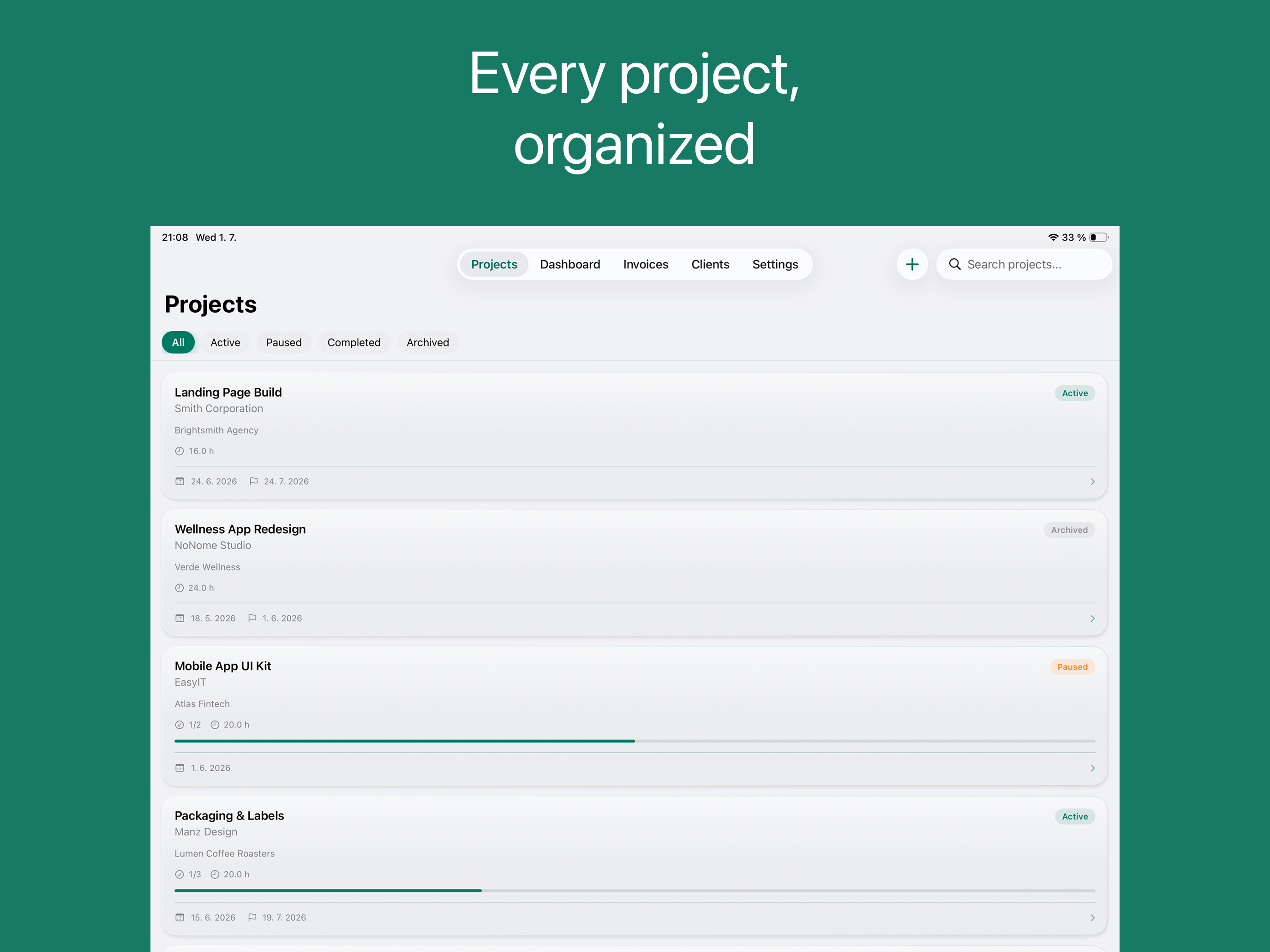 Invocat ByEase: Invoice & Time screenshot 12