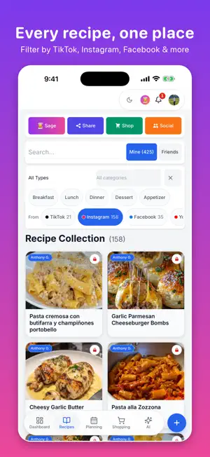 Nibblitz: Recipes & Meal Plans screenshot 1