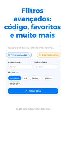 TUSS Consulta - Procedimentos screenshot