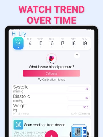 Blood Pressure Free Pro iPad screenshot