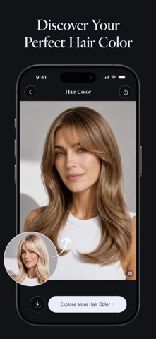 Salon AI : AI Photo & Haircut iPhone screenshot