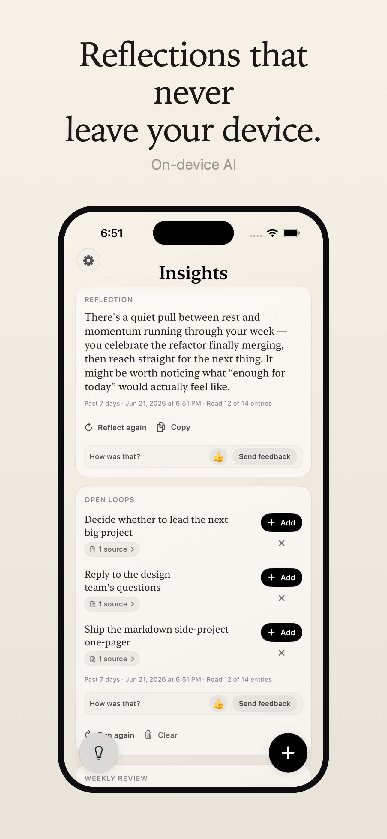 Today. — Interstitial Journal screenshot 5