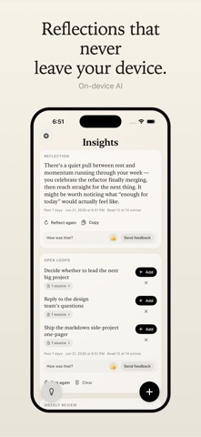 Today. — Interstitial Journal iPhone screenshot