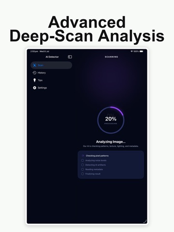 AI Photo Detector iPad screenshot