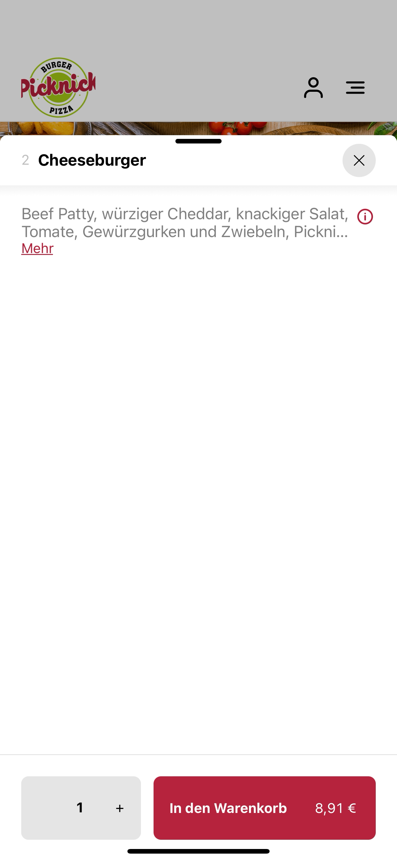 Picknick Burger Pizza screenshot 4