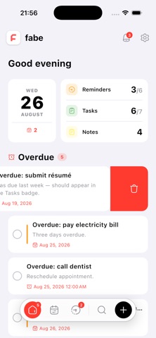 Fabe: Personal Task Manager Screenshot 6 of 9