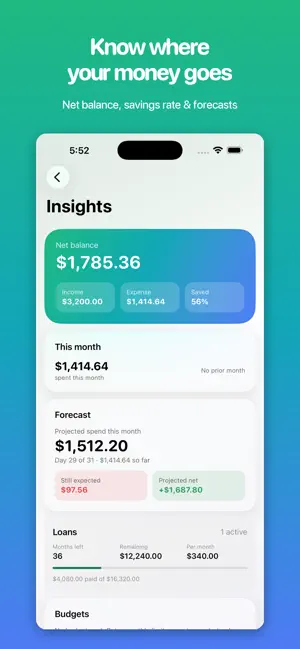 Income n Expenses screenshot 1