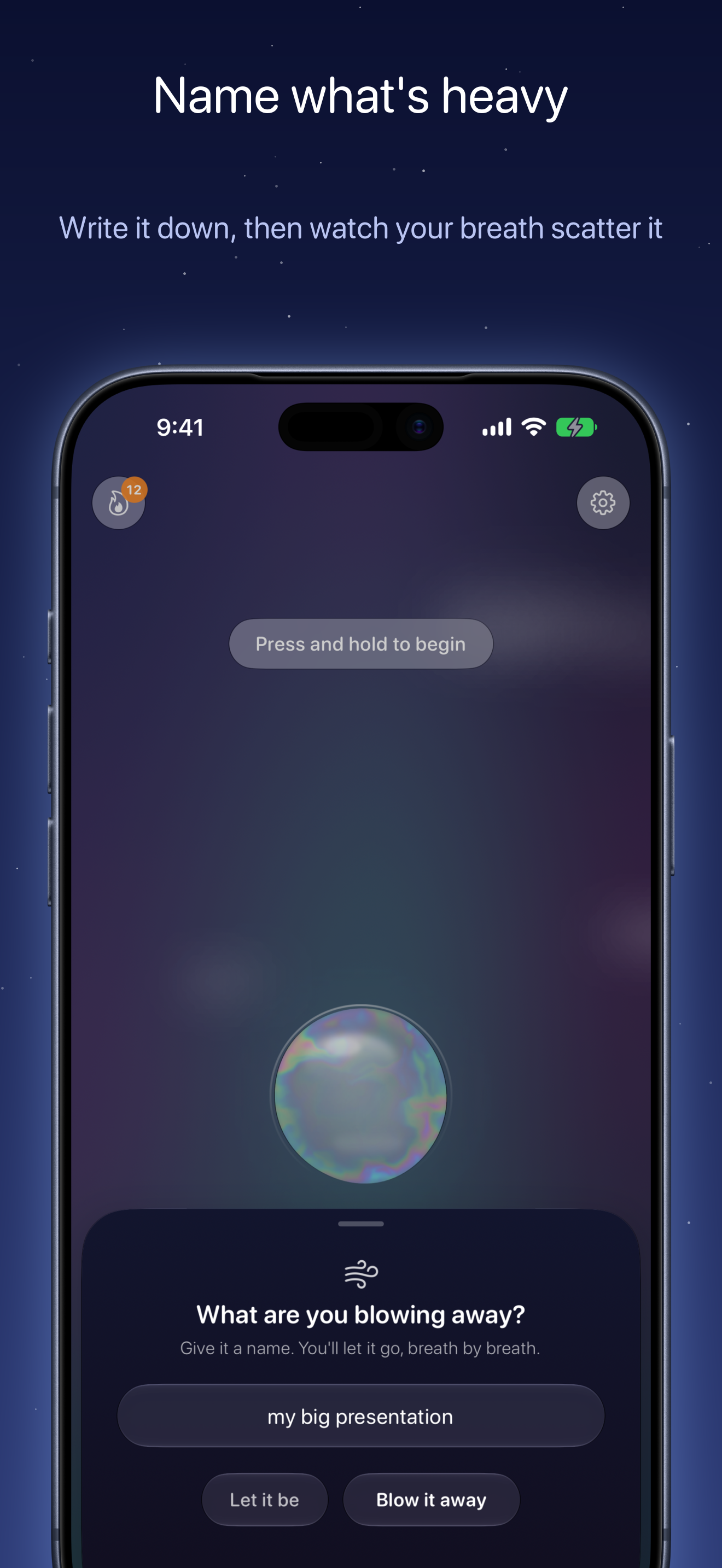 Blow It Away: Breathe & Relax screenshot 3