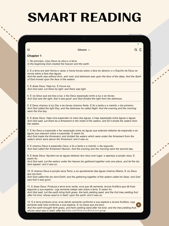 Bíblia Português Inglês Áudio