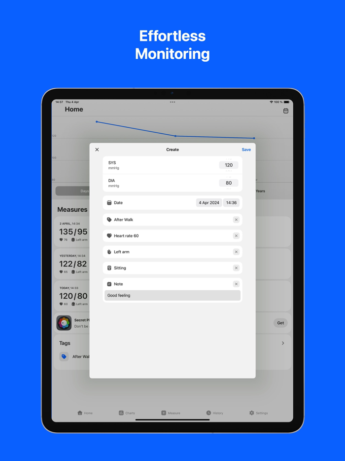 Blood Pressure.Tracker Monitor
