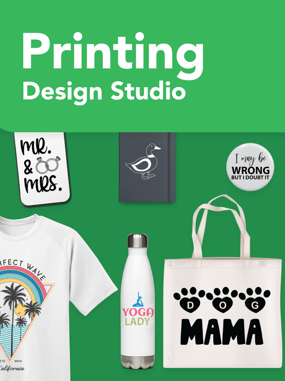 Printing Design Creator Space iPad screenshot 1 - Graphics & Design app