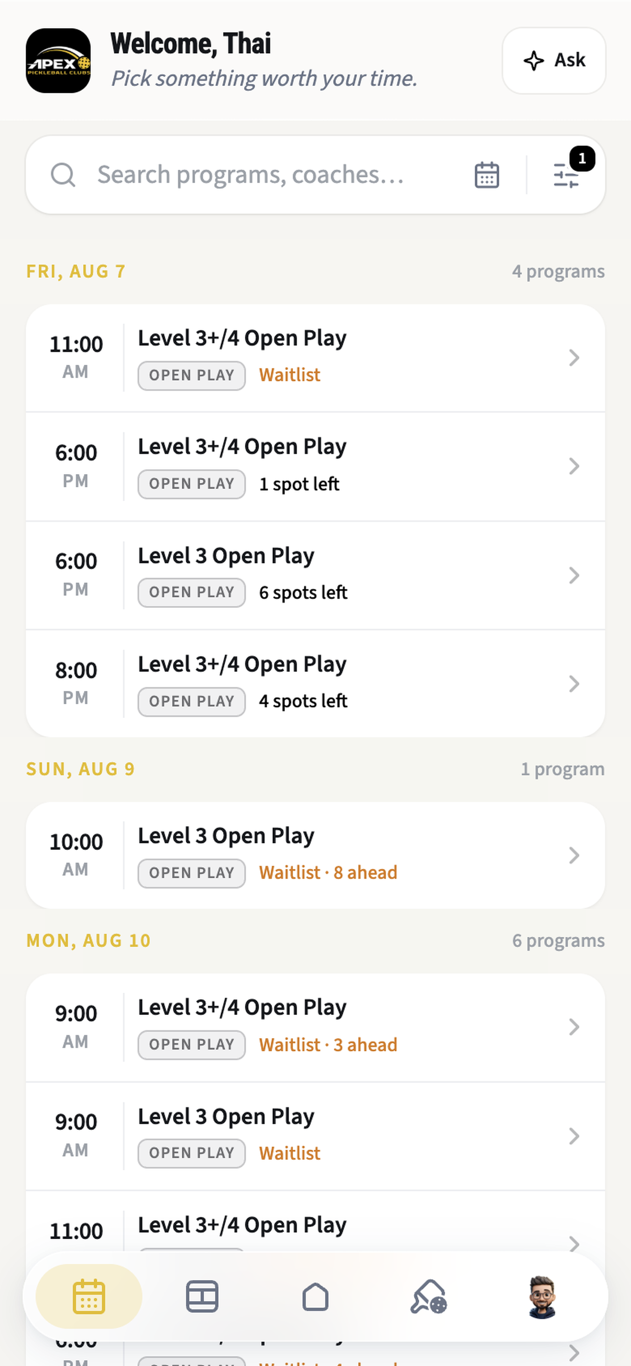 Apex Pickleball Club screenshot 7