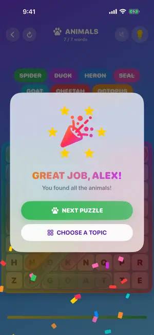 Little Lines: Word Search screenshot 3