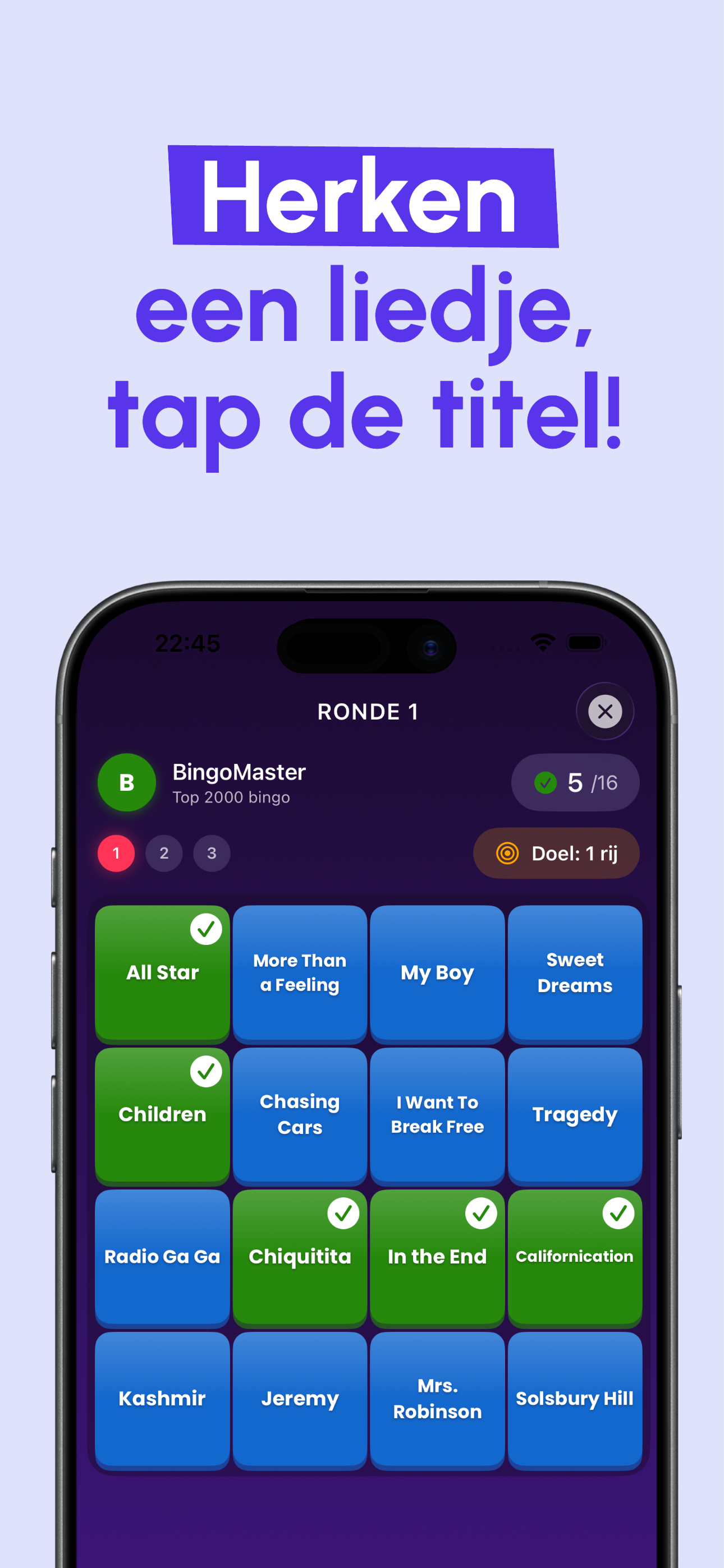 Binqo - Bingo met muziek screenshot 3