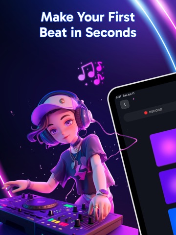 Beat Maker – Drum Pad Music iPad screenshot 1