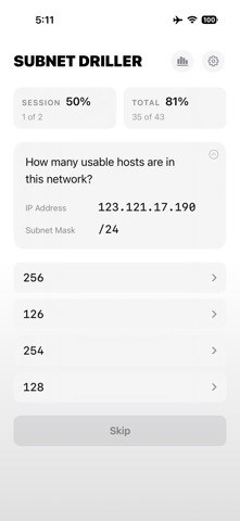 Subnet Driller - CCNA Practice Screenshot 7 of 7
