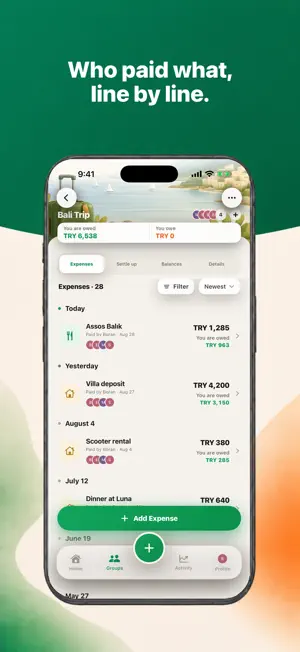 Splendo: Split Bills & Rent screenshot 2
