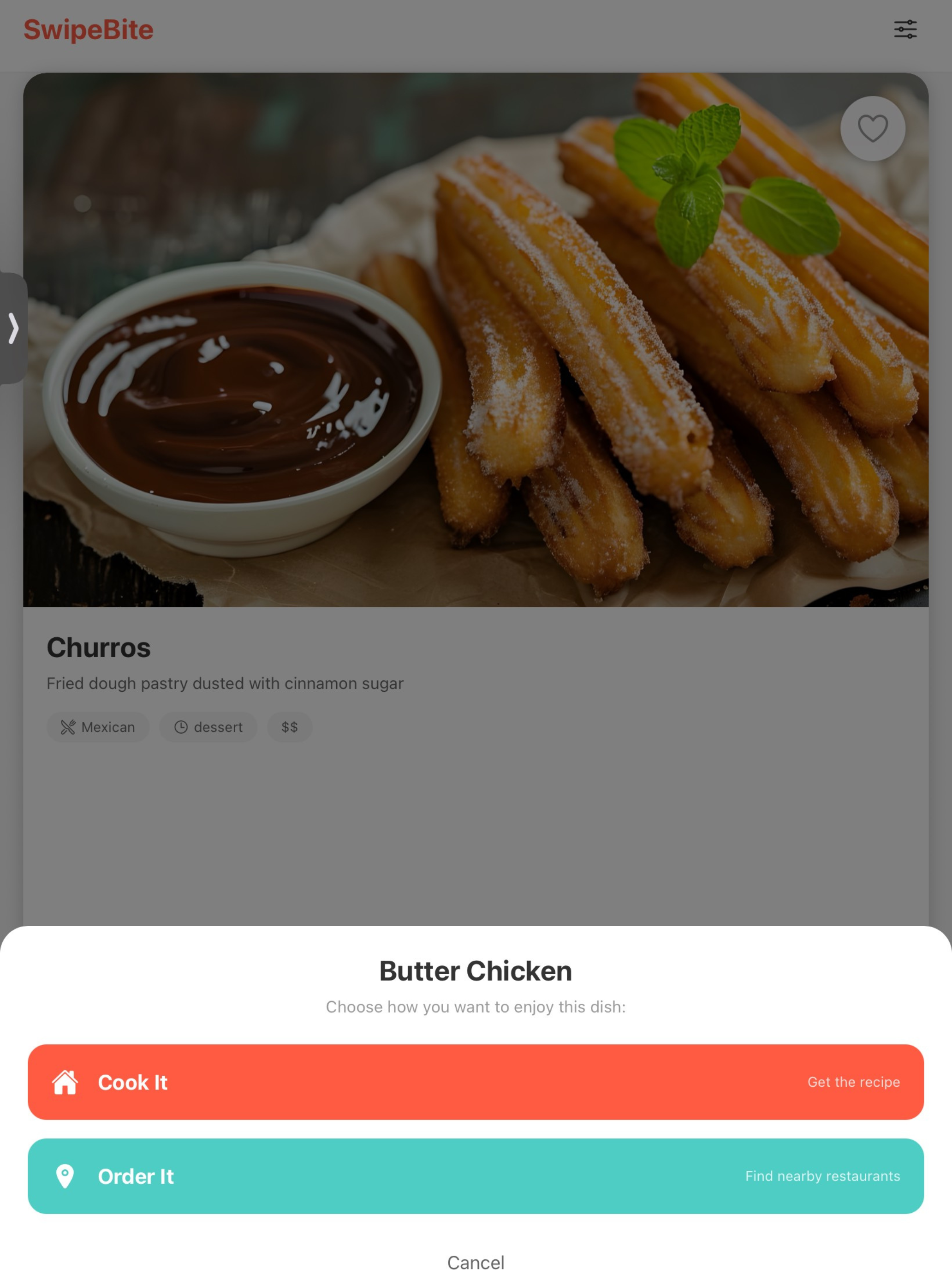 SwipeBiteFood screenshot 6