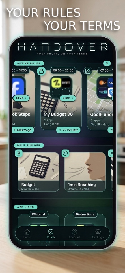 Handover: Block Apps & Focus screenshot 7
