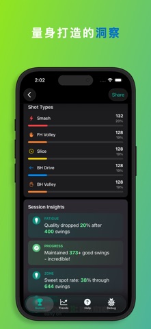 PickleWatch：匹克球挥拍教练 screenshot