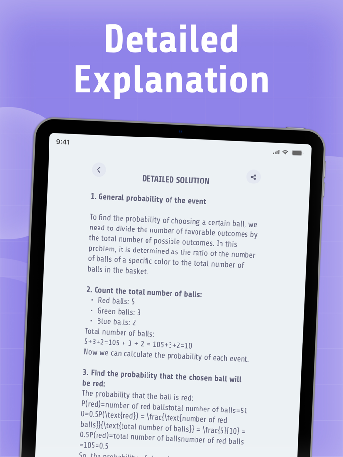 Probability Solver - AI Helper