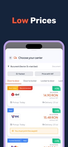 eAWB: Send Parcels Online Screenshot 7 of 8