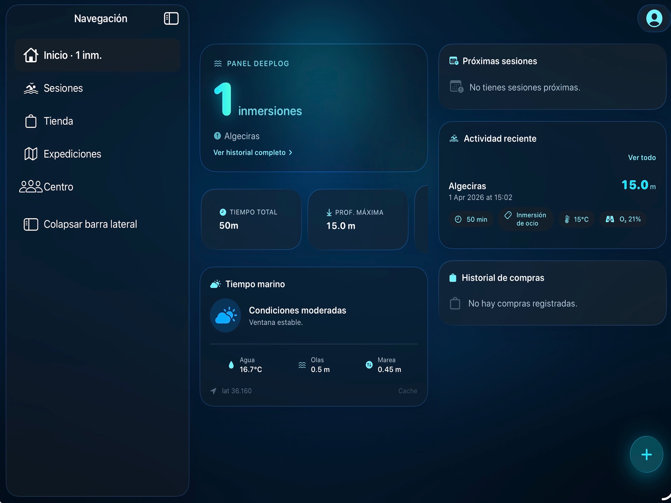 DeepLog Buceo screenshot 7