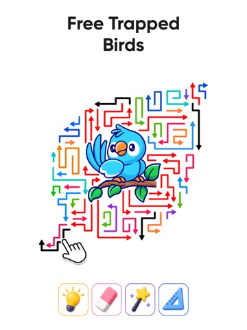 Maze Arrow Puzzle: Save Animal iPad screenshot