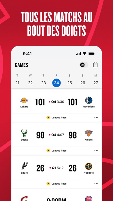 Screenshot #2 pour NBA Officiel : basket en live