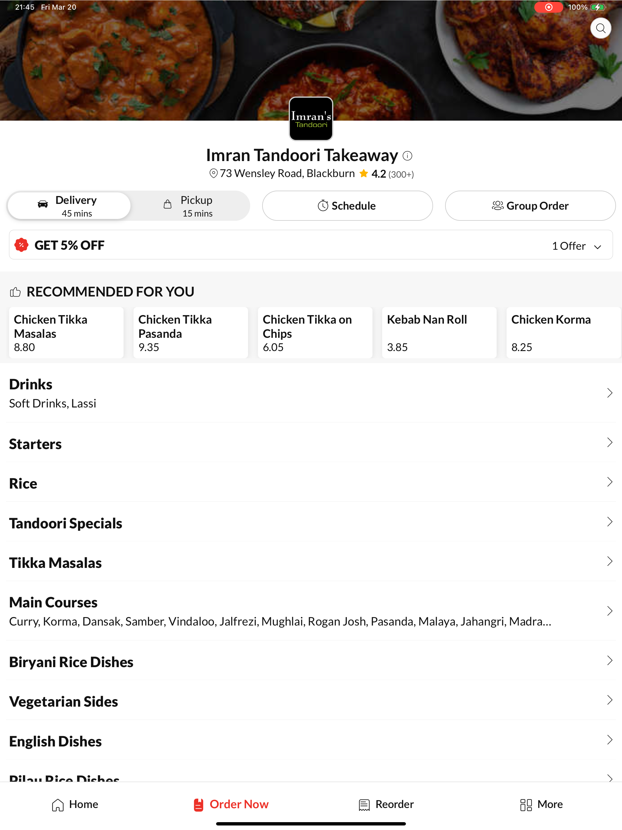 Imran Tandoori Takeaway screenshot 6