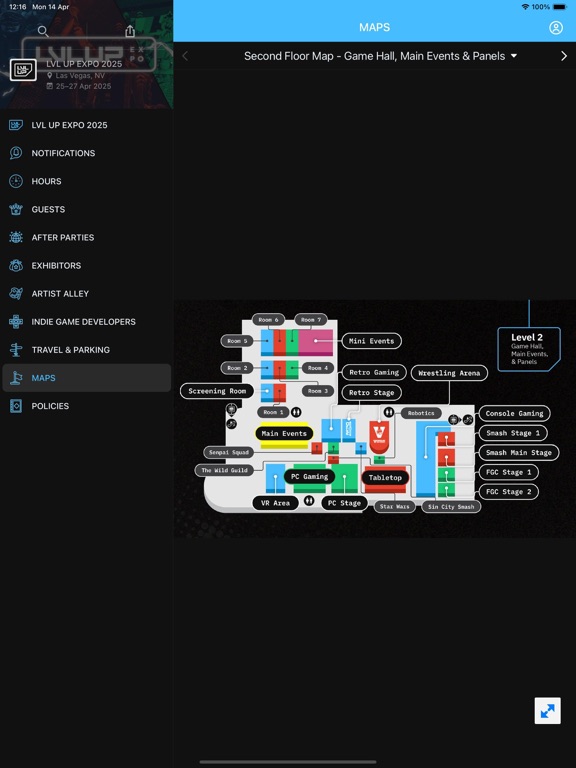 LVL UP EXPO iPad screenshot 3 - Business app